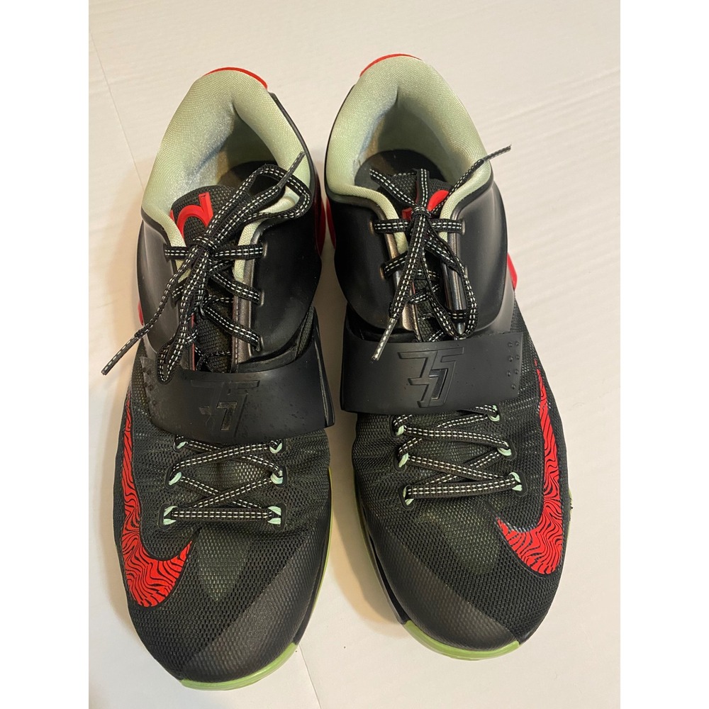 Nike KD 7 Bad Apple Black Action Red Medium Mint 653996-063 Mens 13